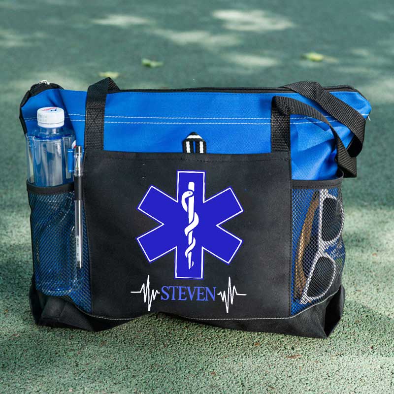 Personalized EMT, EMS, Paramedic, Emergency Services Tote Bag