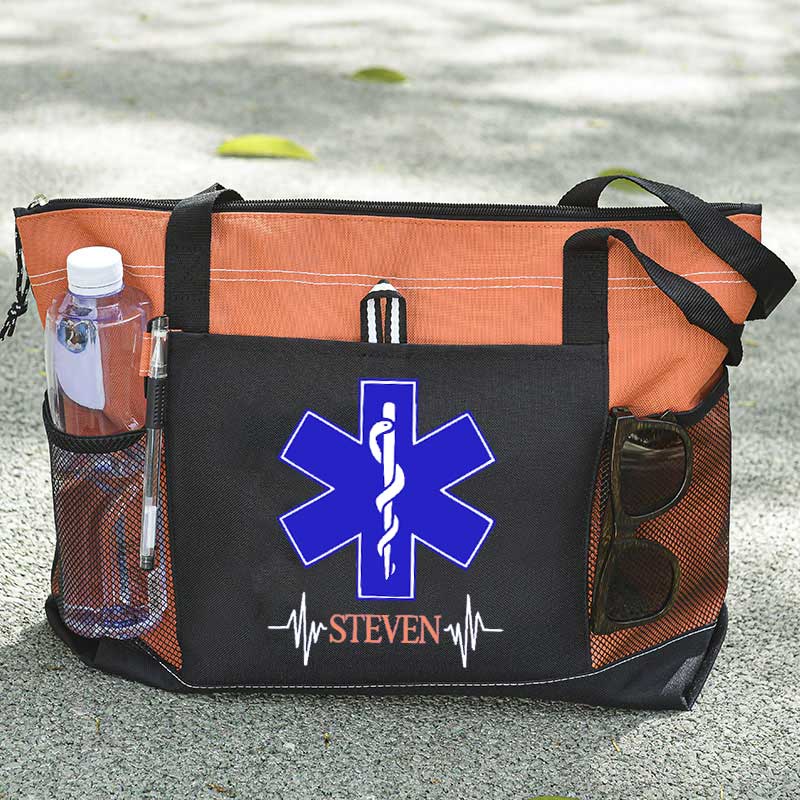 Personalized EMT, EMS, Paramedic, Emergency Services Tote Bag