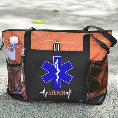 Personalized EMT, EMS, Paramedic, Emergency Services Tote Bag