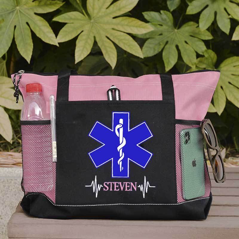 Personalized EMT, EMS, Paramedic, Emergency Services Tote Bag