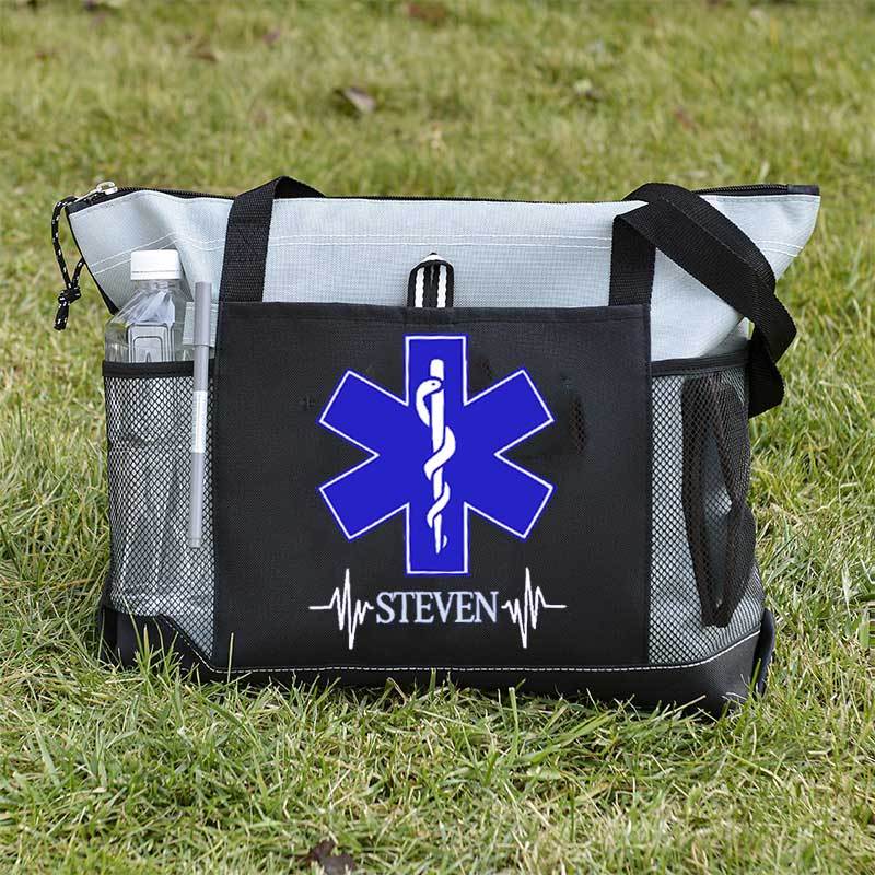 Personalized EMT, EMS, Paramedic, Emergency Services Tote Bag