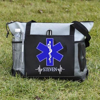 Personalized EMT, EMS, Paramedic, Emergency Services Tote Bag