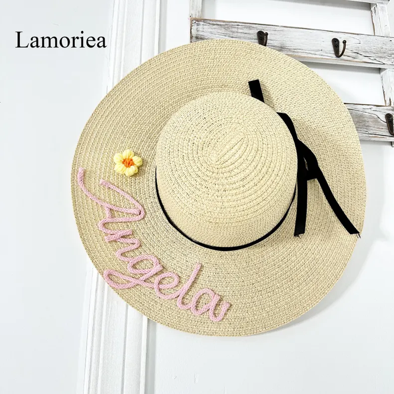 Personalized Beach Hat Custom Name Adjustable Beach Hat Sun hat