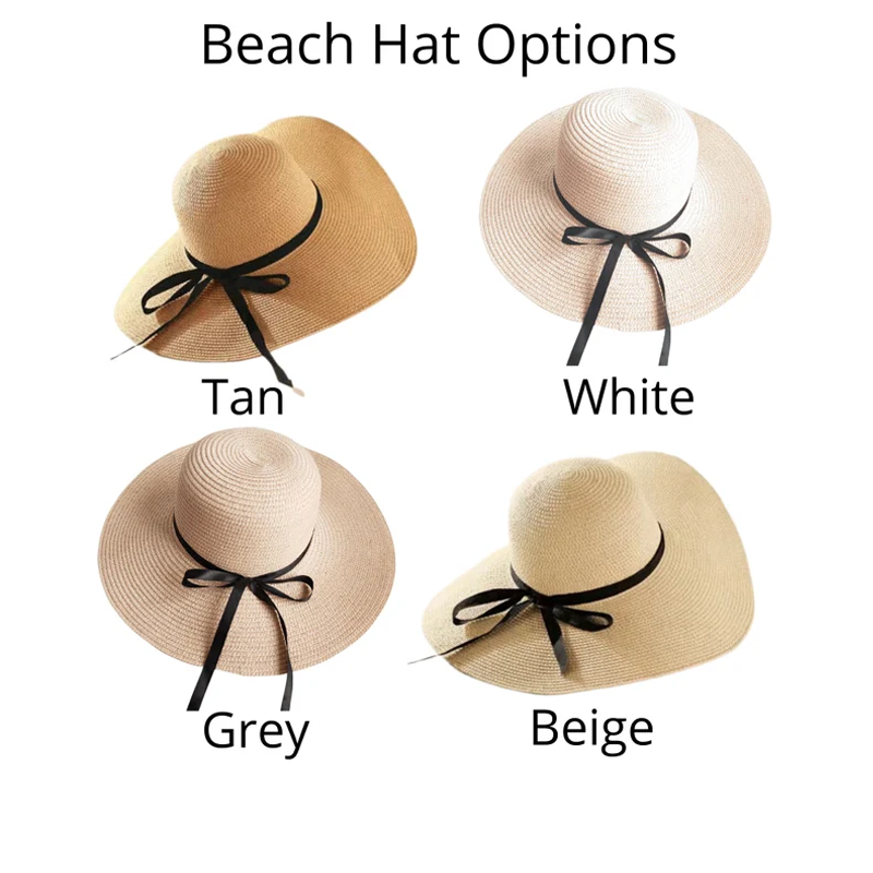 Personalized Beach Hat Custom Name Adjustable Beach Hat Sun hat