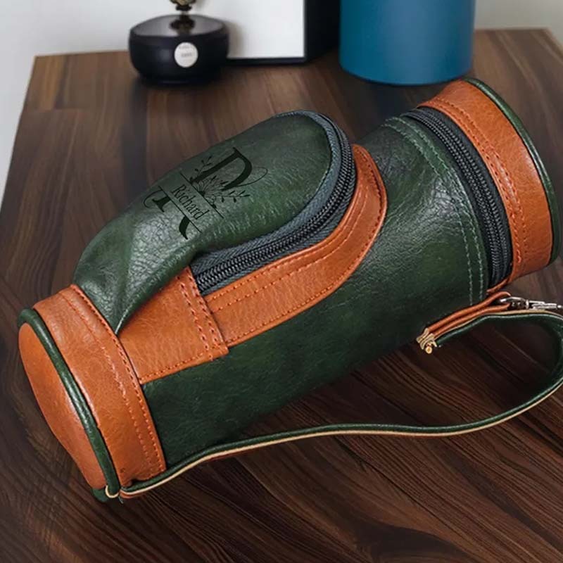 Personalized Cigar Storage Humidor Customized Engraved Name Cigar Bag