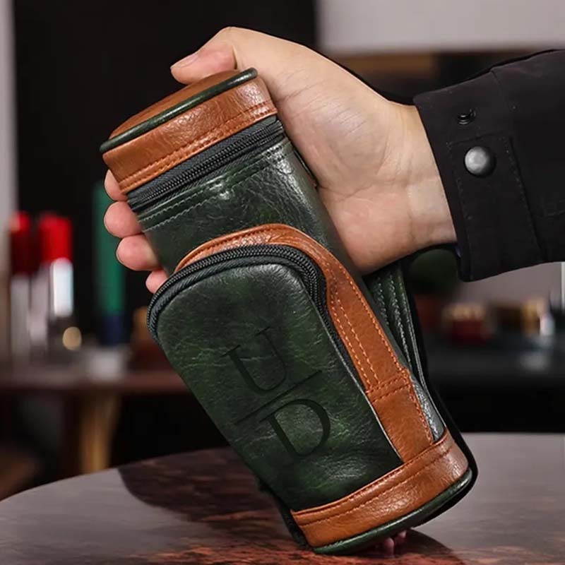 Personalized Cigar Storage Humidor Customized Engraved Name Cigar Bag