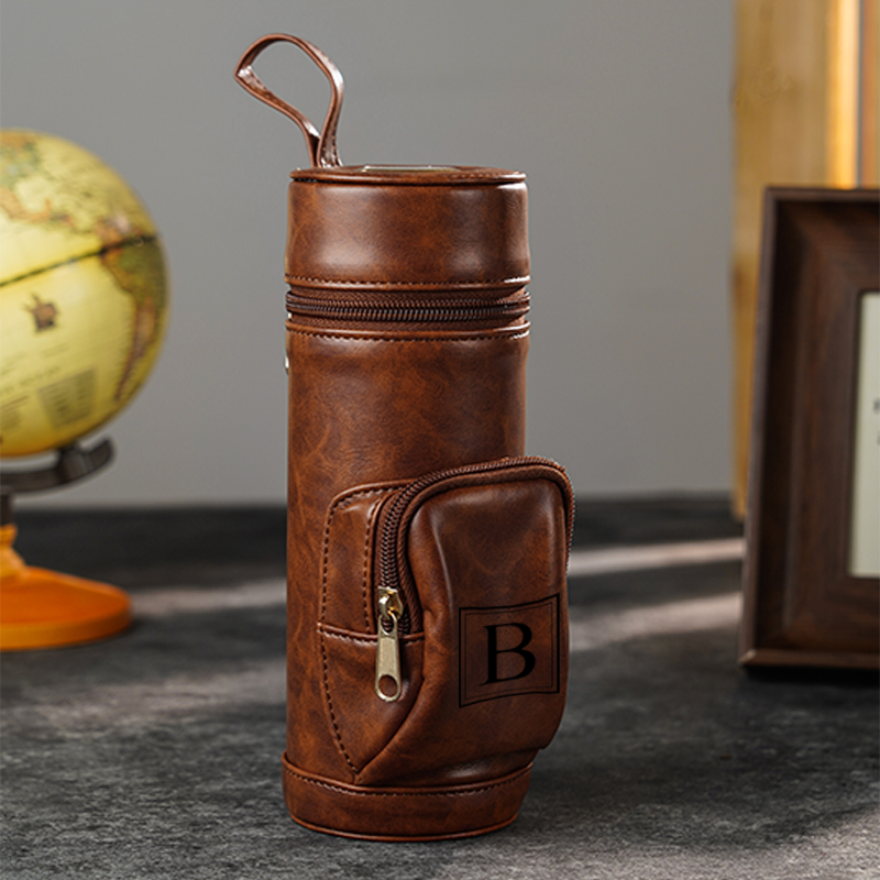 Personalized Leather Travel Cigar Box Cigar Set Accessories