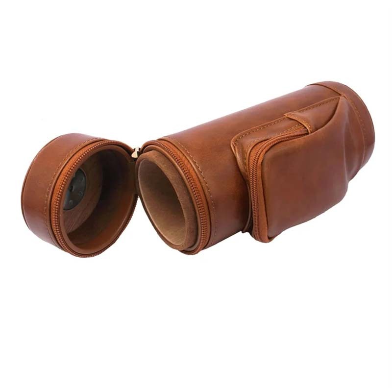 CIGAR HUMIDOR CASE Holder Custom Engraved Leather Cigars Valentine's Gift for Men