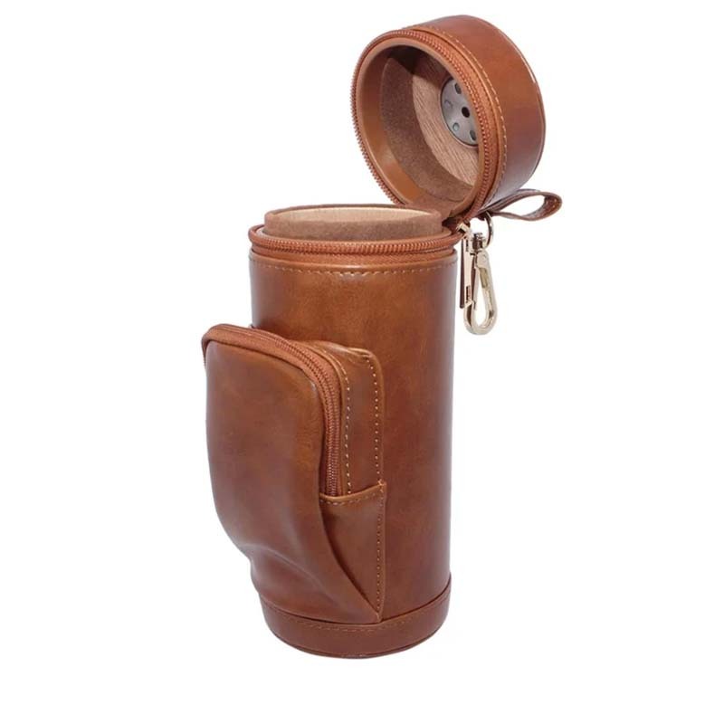 CIGAR HUMIDOR CASE Holder Custom Engraved Leather Cigars Valentine's Gift for Men