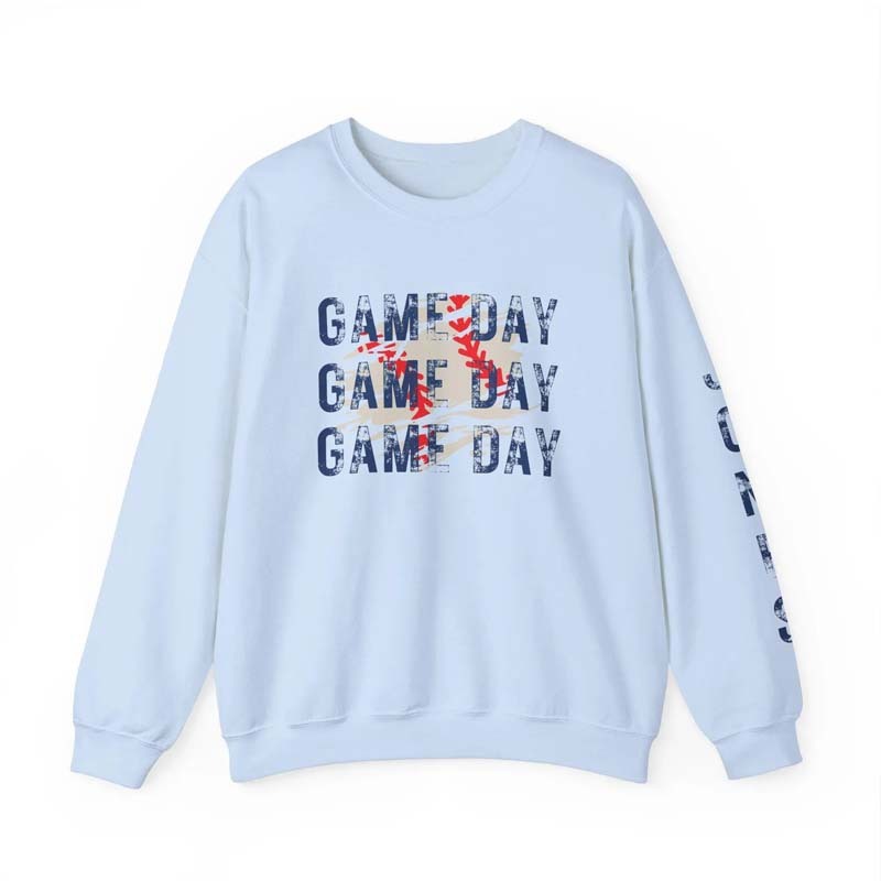 Personalized baseball sweatshirt Gift for sport mom Baseball Game Day Sweaters Unisexirt