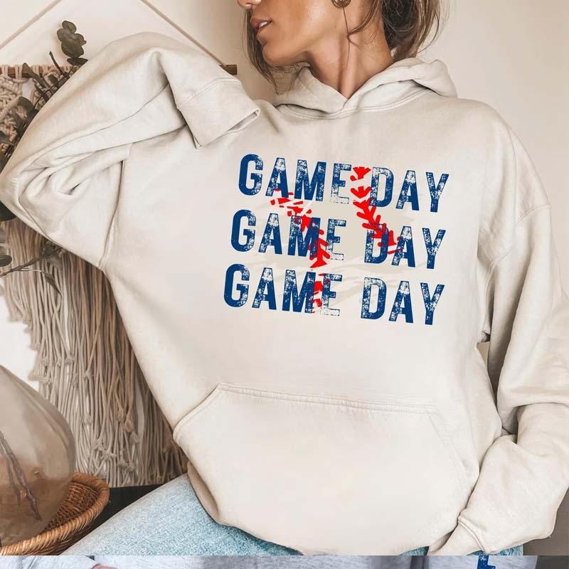 Personalized baseball sweatshirt Gift for sport mom Baseball Game Day Sweaters Unisexirt