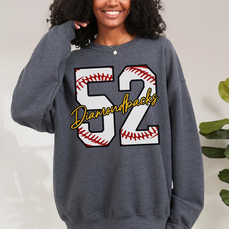 Custom baseball number sweatshirt personalized baseball mom gift baseball Fan