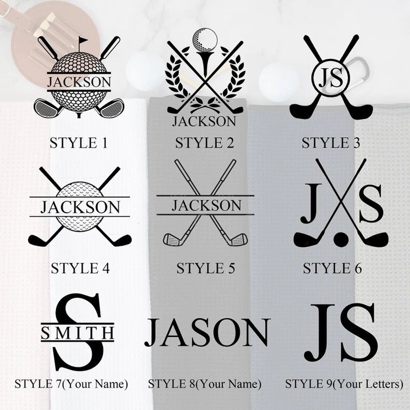 Embroidered Golf Towel Personalized Golf Towel Monogrammed Golf Towel