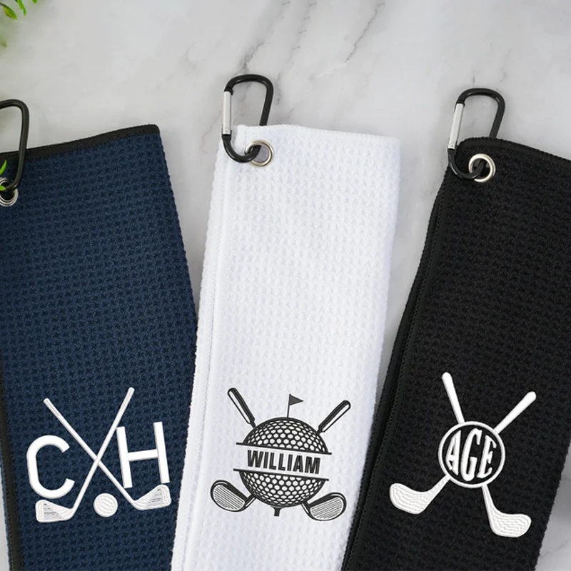 Embroidered Golf Towel Personalized Golf Towel Monogrammed Golf Towel