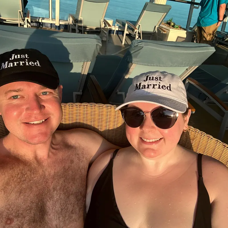 Just Married couples gift hat SET -honeymoon gifts wedding gift- groom gift bride gift