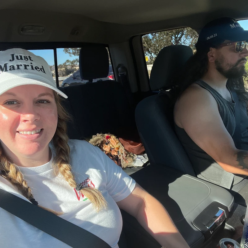 Just Married couples gift hat SET -honeymoon gifts wedding gift- groom gift bride gift