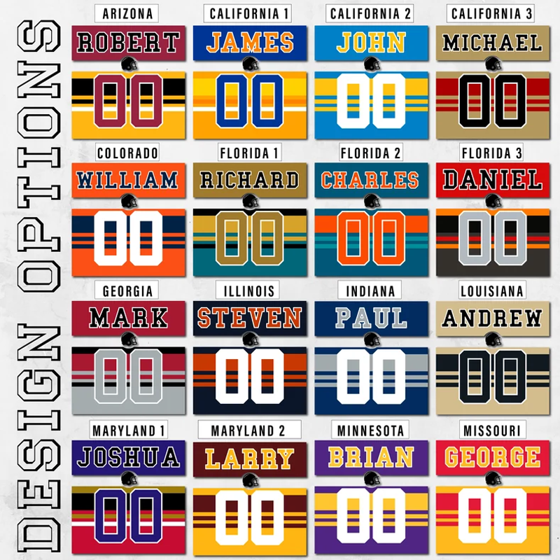 Personalized Football Throw Pillow Cover Number & Name Custom Sport Pillows Case