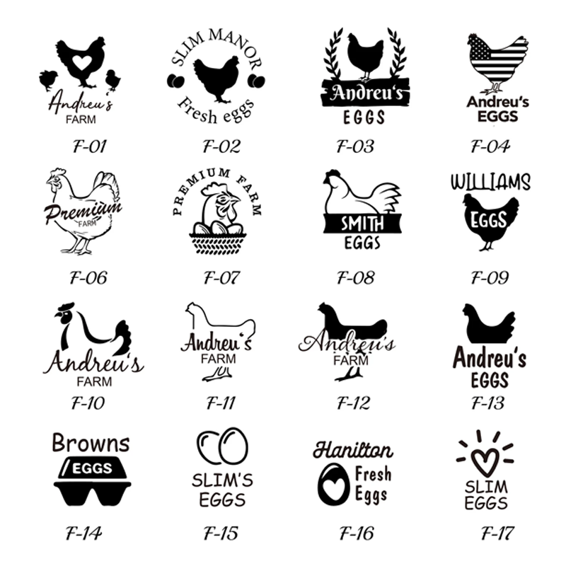 Custom Egg Stamp, Egg Stamp, Custom Egg Carton Stamp Chicken Coop Egg Stamp