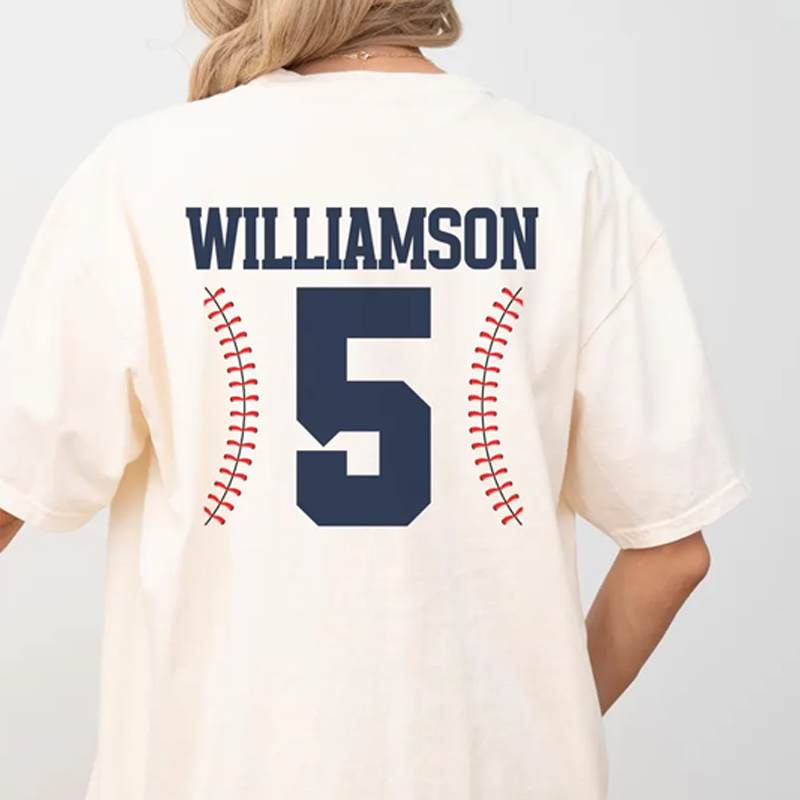Custom Baseball Shirt Girlfriend Baseball Shirt Personalized Baseball Girlfriend Shirt