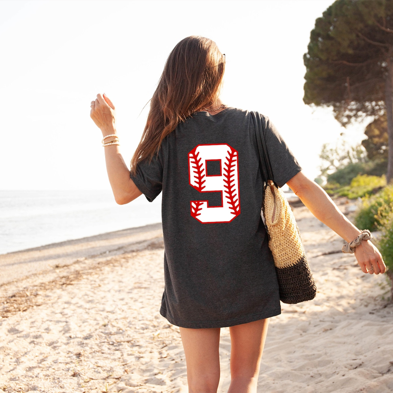 Custom Name Baseball T-Shirt Personalized Baseball Mom T Shirt