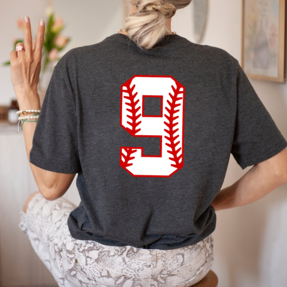 Custom Name Baseball T-Shirt Personalized Baseball Mom T Shirt