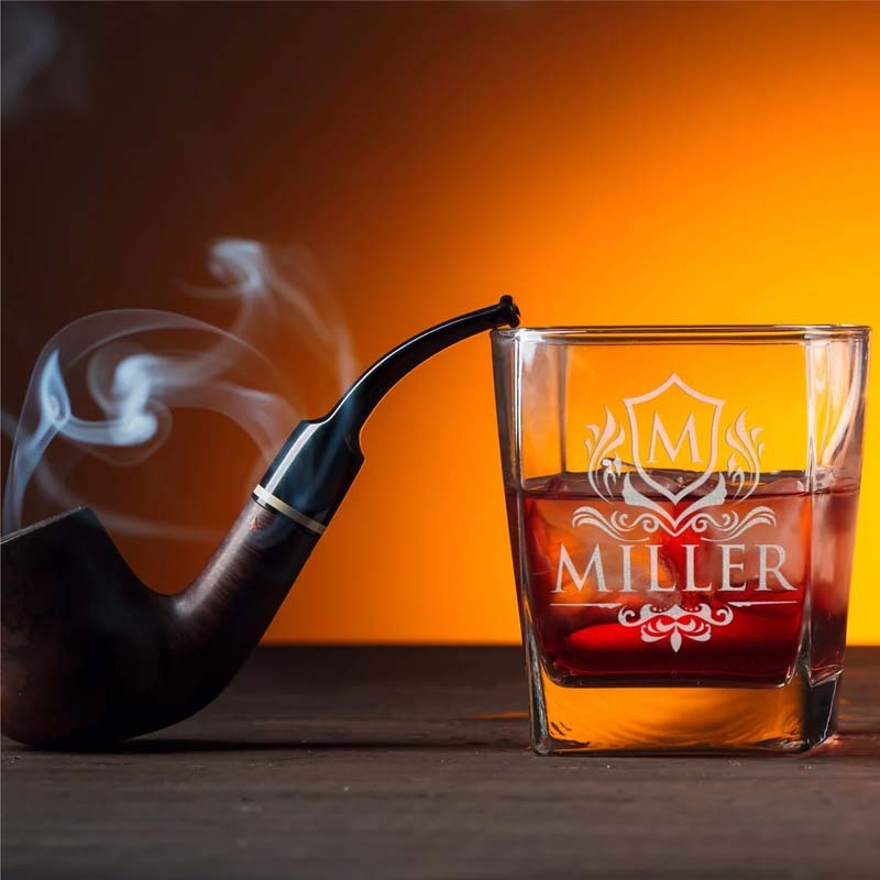 Whiskey Glasses Personalized, Custom Whiskey Glass, Personalized Gift for Men