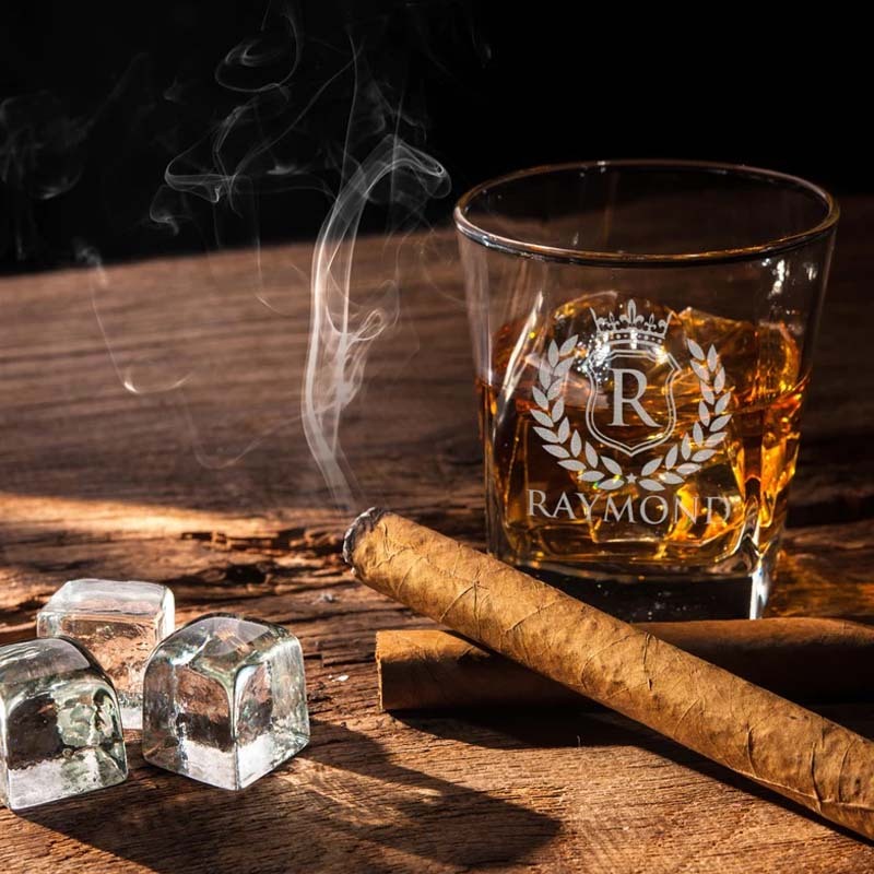 Whiskey Glasses Personalized, Custom Whiskey Glass, Personalized Gift for Men
