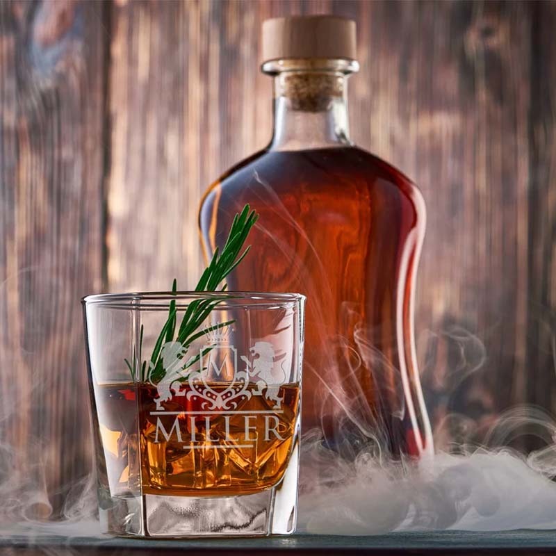 Whiskey Glasses Personalized, Custom Whiskey Glass, Personalized Gift for Men