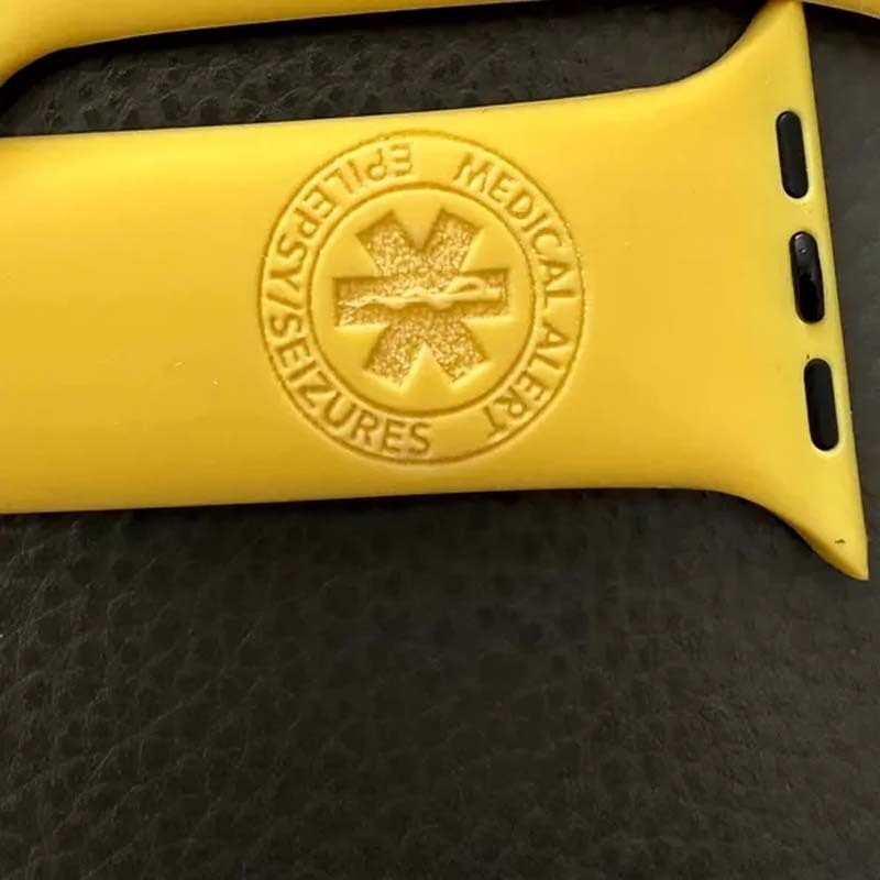 Medical Alert Engraved Apple Watch Band Personalized Watch Band