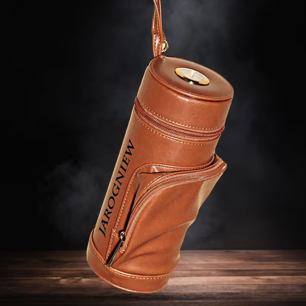 Personalized Travel Cigar Humidor Case for Dad Boyfriend Husband Golf Son Birthday