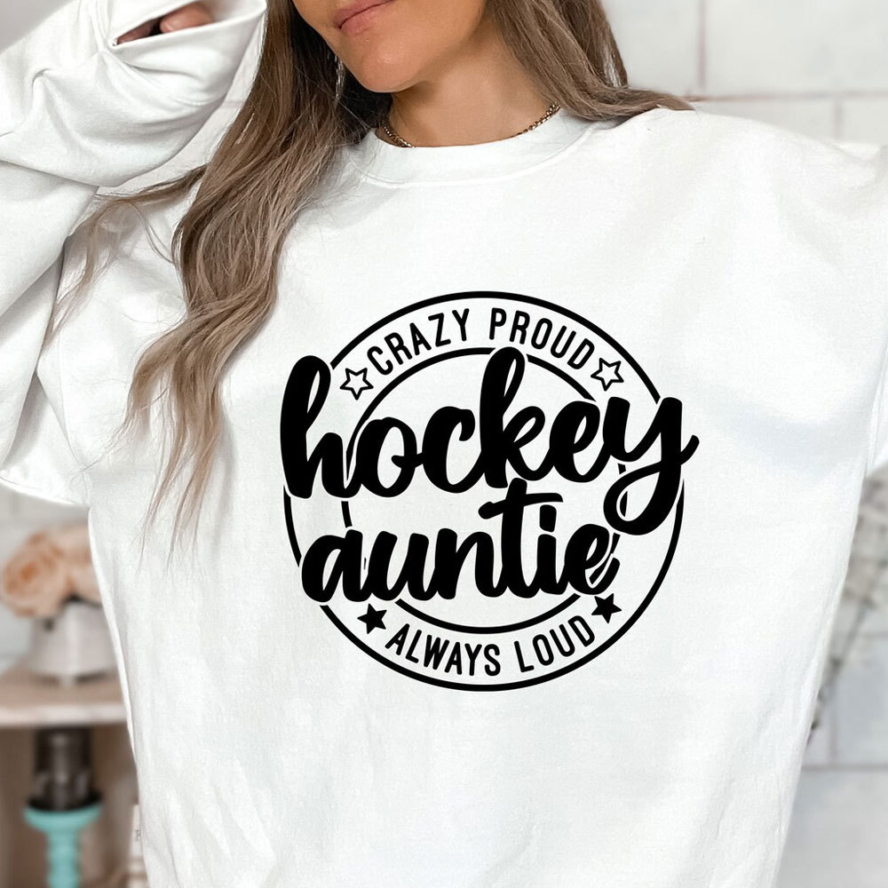 Hockey Lover Hoodie for Mom, Mama, Grandma, Auntie