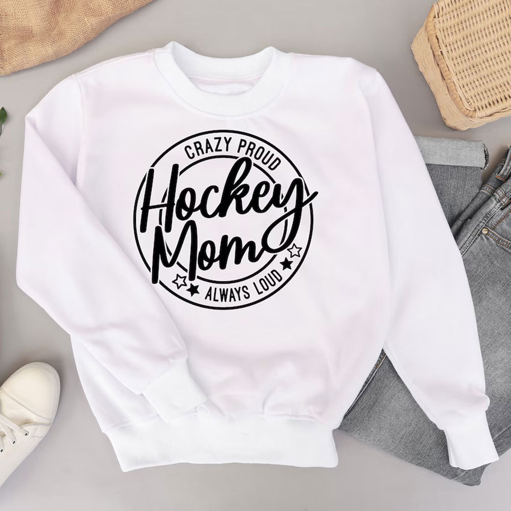 Hockey Lover Hoodie for Mom, Mama, Grandma, Auntie
