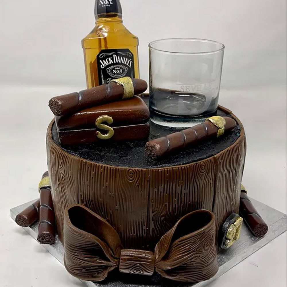 Engraved Whiskey Glass for Him, Cigar Lovers Gift