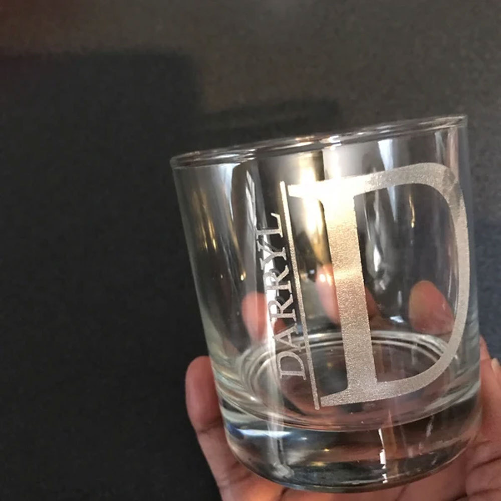 Engraved Whiskey Glass for Him, Cigar Lovers Gift