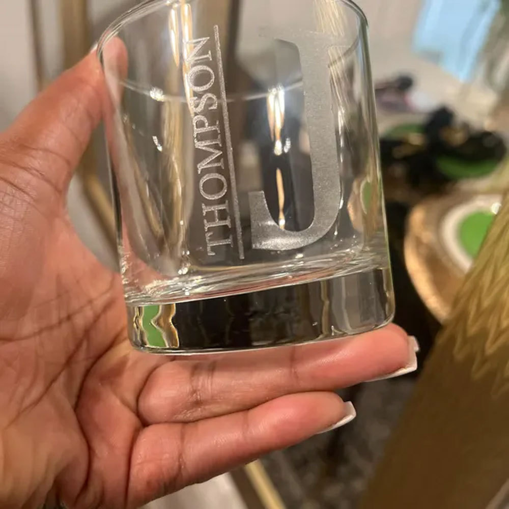 Engraved Whiskey Glass for Him, Cigar Lovers Gift