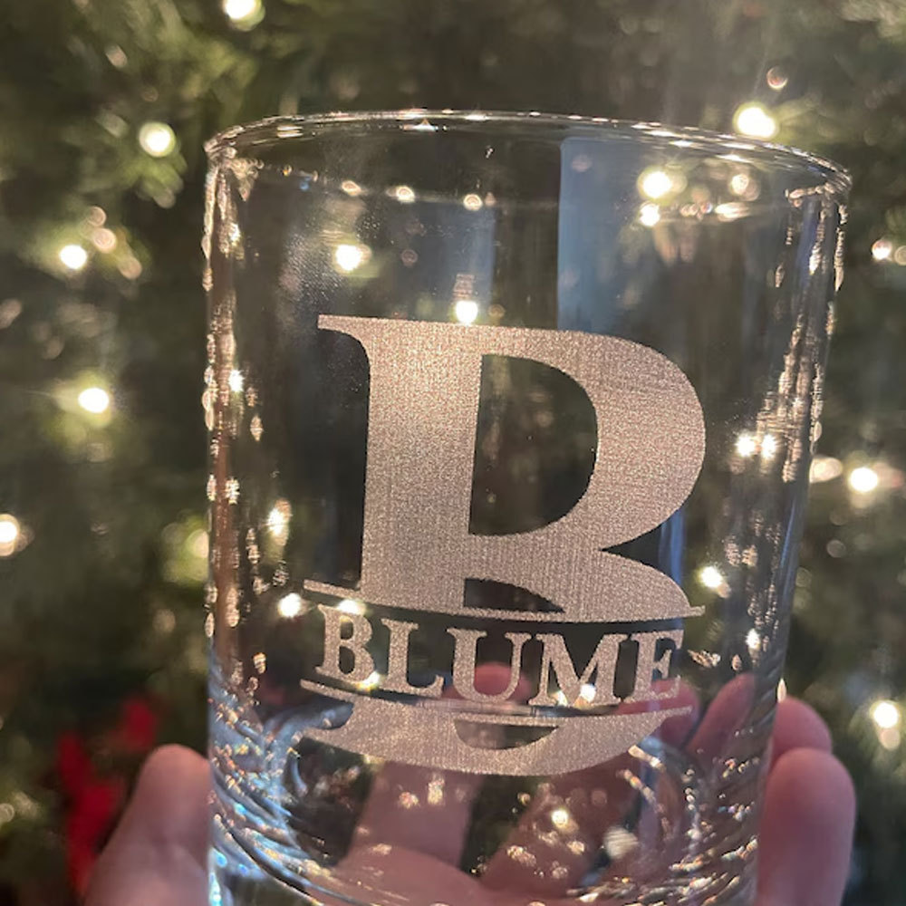 Personalized Old Fashioned Bourbon Scotch Whiskey Glass