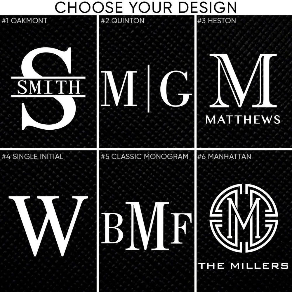 Personalized Cigar Glass and Cigar Case Set For Cigar Lovers