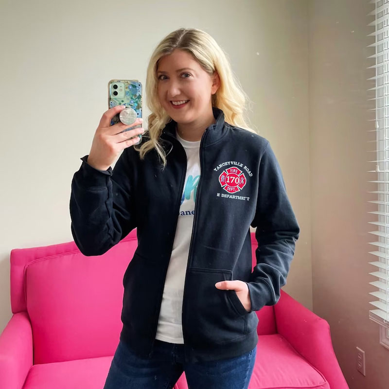 Custom Firefighter Maltese Pullover Jacket