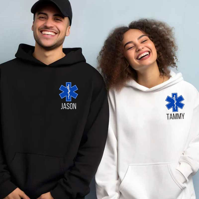 Personalized EMT Oversized Hoodie for Men Women