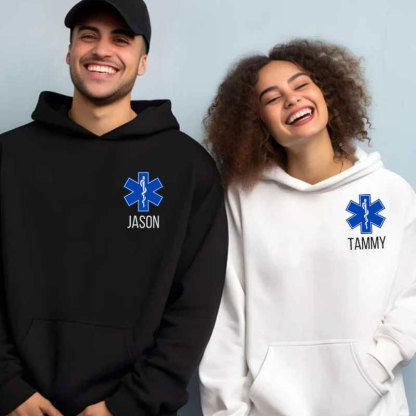 Personalized EMT Oversized Hoodie for Men Women