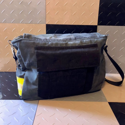 Firefighter Bunker Gear Personalized Messenger Bag