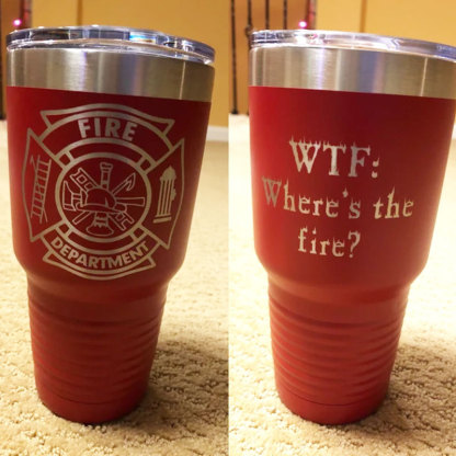 Firefighter Gift Personalized Tumbler Fire Academy Gift