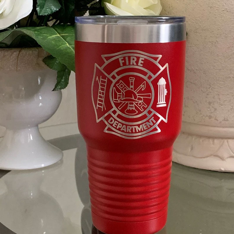 Firefighter Gift Personalized Tumbler Fire Academy Gift