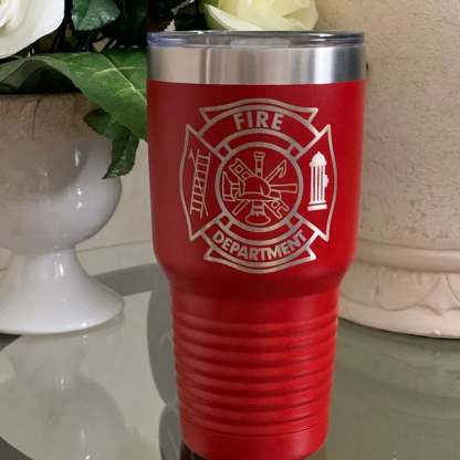 Firefighter Gift Personalized Tumbler Fire Academy Gift