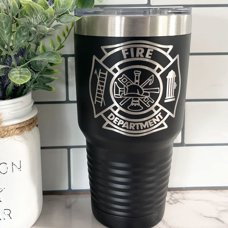 Firefighter Gift Personalized Tumbler Fire Academy Gift