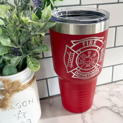 Firefighter Gift Personalized Tumbler Fire Academy Gift