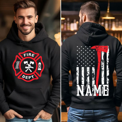 Firefighting Sweartshirt Personalized Firefighter Hoodie