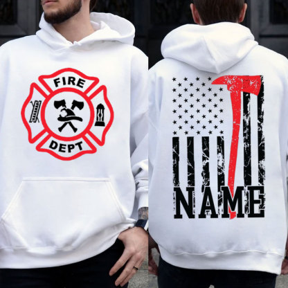 Firefighting Sweartshirt Personalized Firefighter Hoodie