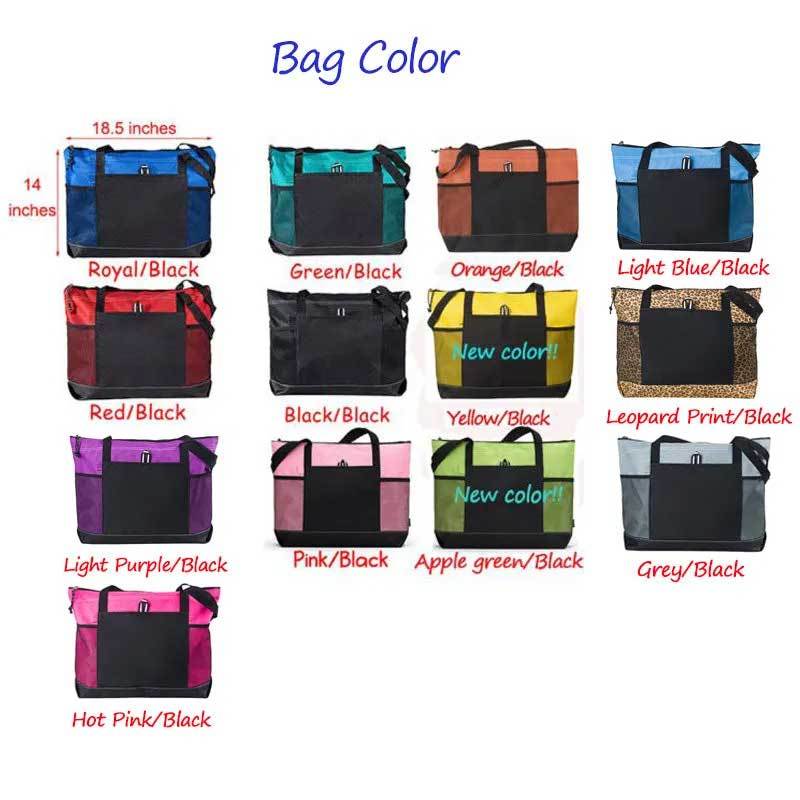 Personalized Pencils Name Teacher Tote Bag, Teacher Appreciation Tote