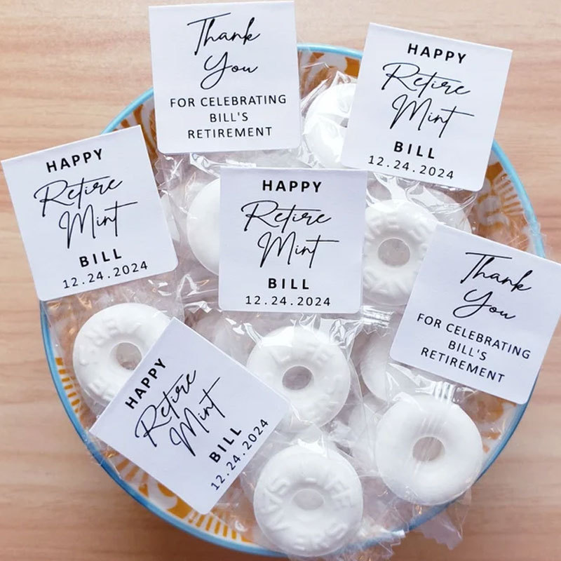 Mint to Be Retirement Favors Personalized Retirement Favor Mints Retirement Favor